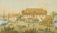 Kolorierte Radierung von Nikolaus Hug (1771-1852); Original im Rosgartenmuseum Konstanz